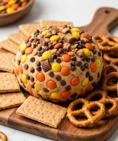 Cheese Ball Chocolat Beurre de Cacahuète façon Reese's
