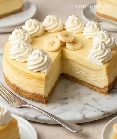 Cheesecake Banane Crème Bavaroise façon Cheesecake Factory