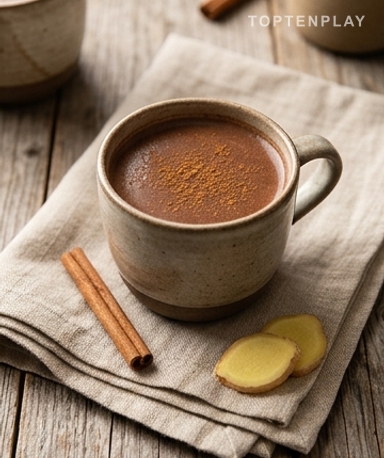 Chocolat chaud anti-fatigue des jambes : le remède de grand-mère au cacao, cannelle et gingembre