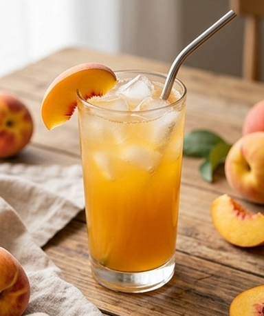 Citronnade à la Pêche Maison