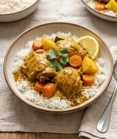 Colombo de poulet aux légumes : le plat antillais qui embaume toute la cuisine