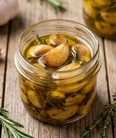 Confit d'ail rôti