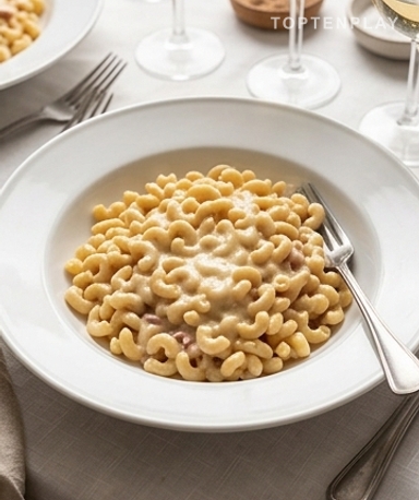 Coquillettes Sauce Mornay au Jambon : Le Vrai Mac & Cheese à la Française