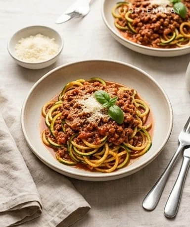 Courgetti à la bolognaise