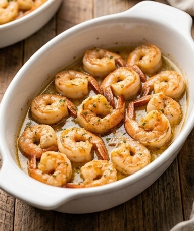 Crevettes Scampi à l'Ail et au Beurre