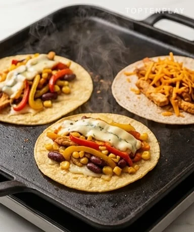 Remettez les tacos au chaud juste assez longtemps