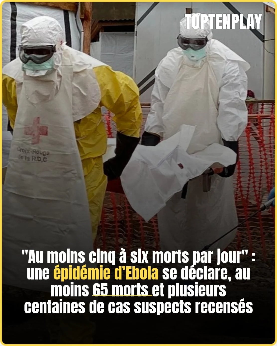 "Au moins cinq à six morts par jour" : une épidémie d’Ebola se déclare, au moins 65 morts et plusieurs centaines de cas suspects recensés
➡️ https://l.midilibre.fr/DDx4