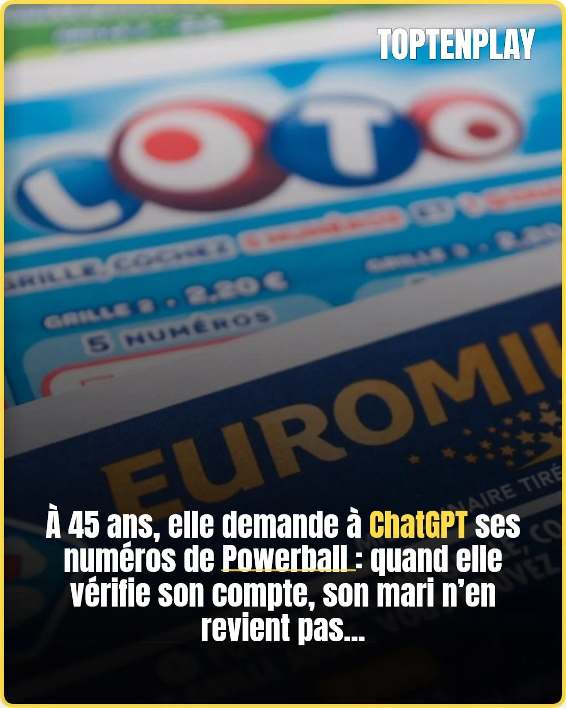 Elle joue des numéros choisis par ChatGPT et gagne 100 000 dollars