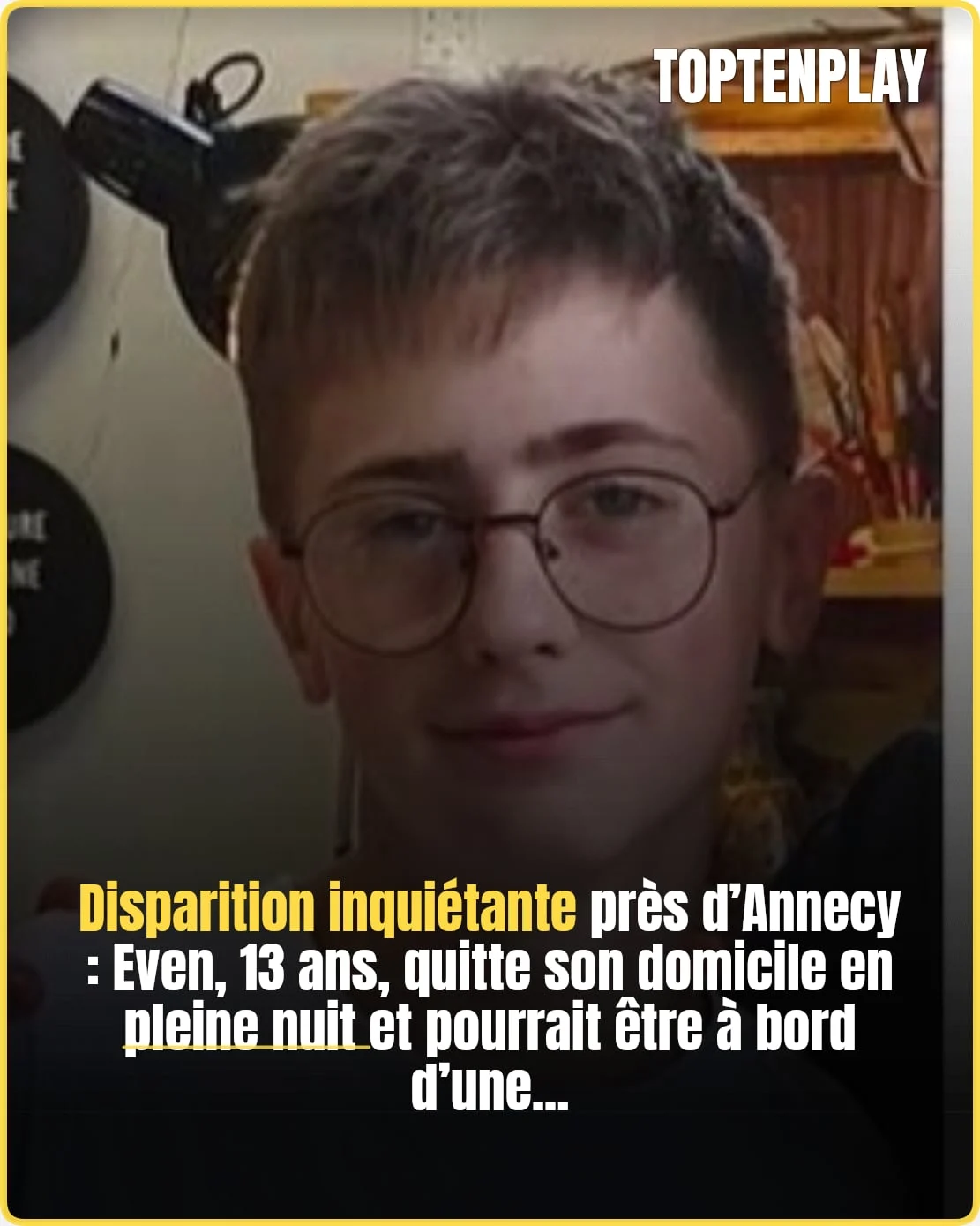 Even, 13 ans, recherché après sa disparition près d’Annecy