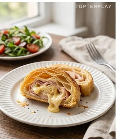 Feuilleté Roulé Jambon-Fromage