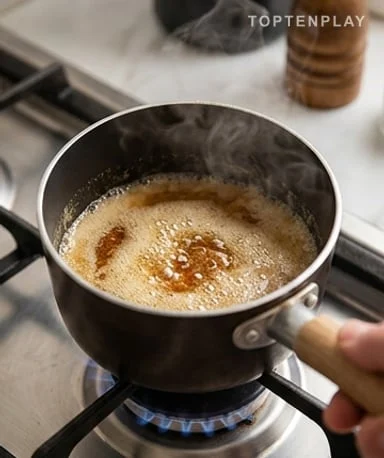 Le beurre noisette d'abord