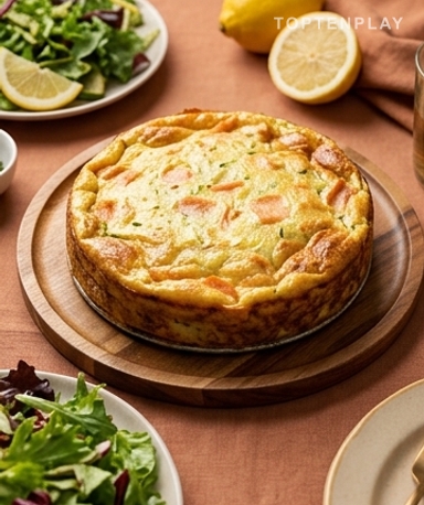 Flan de courgettes au saumon fumé : fondant, léger et prêt en 30 minutes