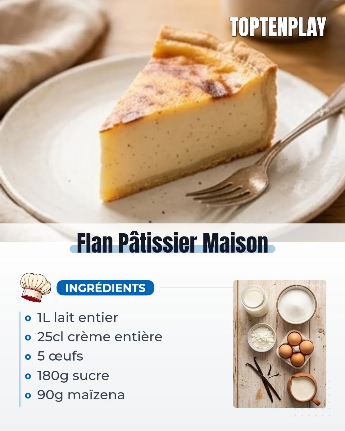 Flan Pâtissier Maison