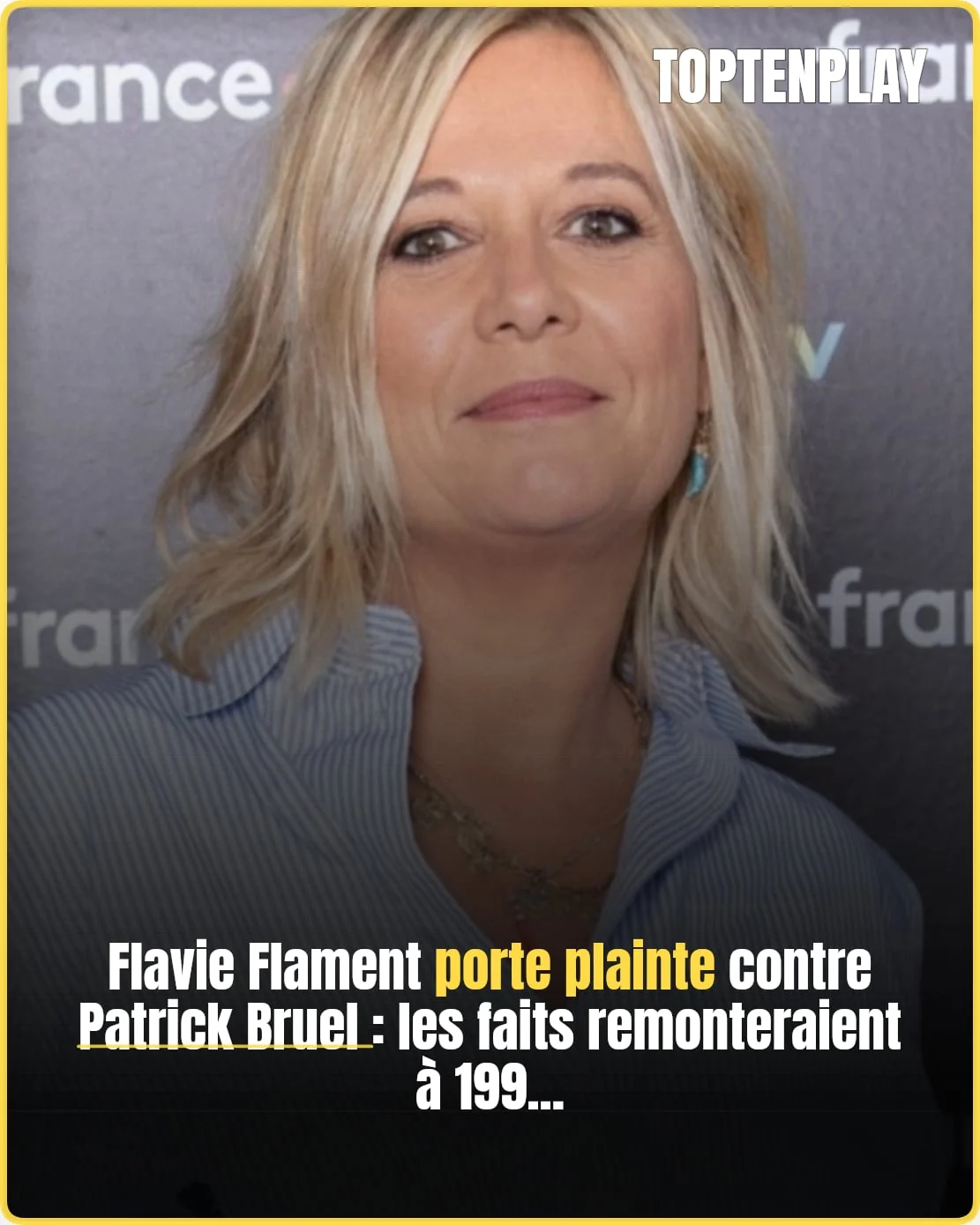 Flavie Flament, Patrick Bruel et une plainte sous tension