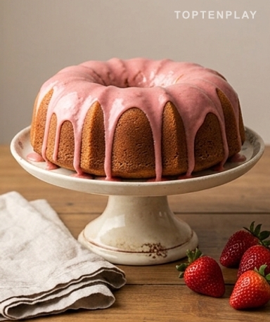 Gâteau Bundt Fraises & Cream Cheese : Dense, Moelleux, Addictif