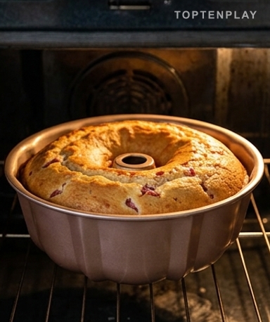 Versez le glaçage quand le gâteau est encore tiède