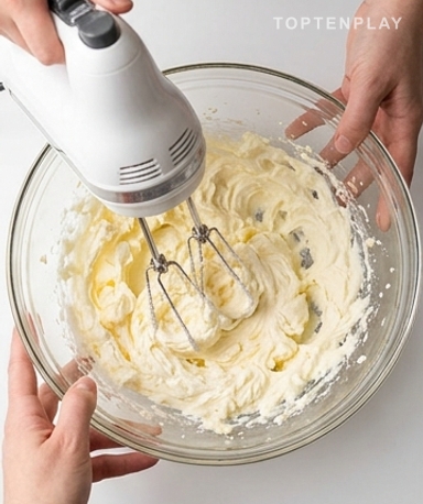 Sortez le beurre et le cream cheese 30 minutes avant de commencer