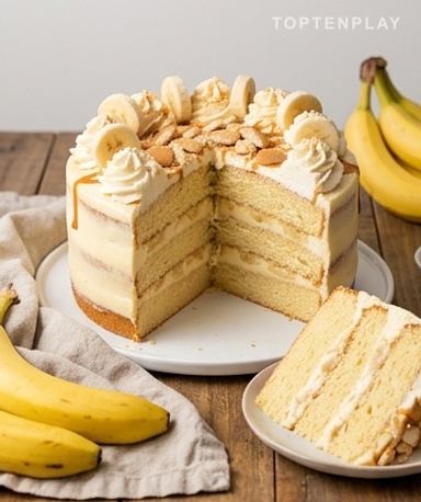 Gâteau crémeux au banana pudding : le dessert américain qui fait craquer tout le monde