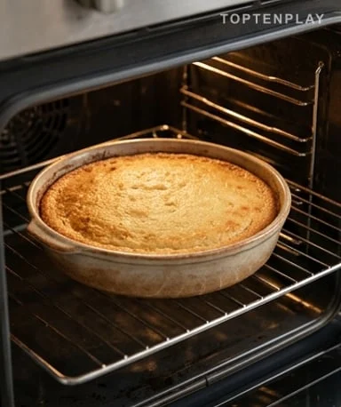 Baking should be gentle and monitored