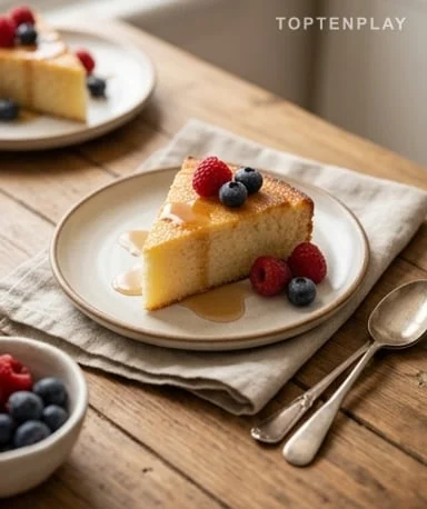 Baked semolina cake