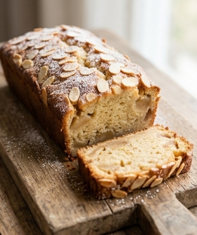 Gâteau Moelleux aux Pommes et Amandes