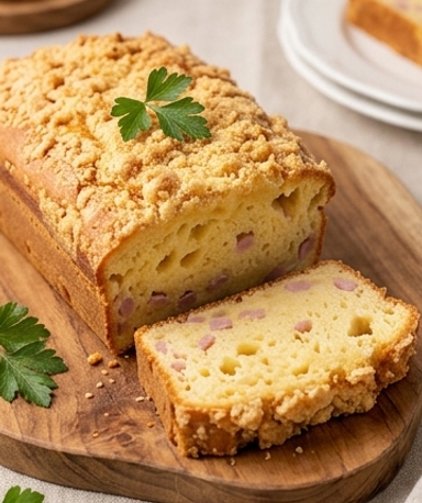 Gâteau Salé Jambon-Fromage