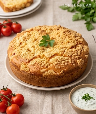 Gâteau Salé Jambon-Fromage : Moelleux, Rapide et Prêt en 50 Minutes