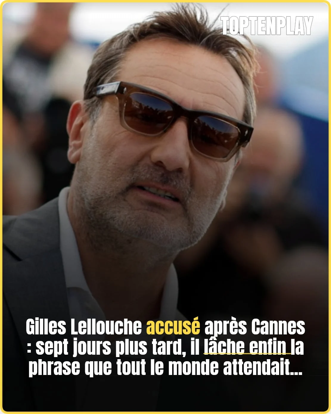 Gilles Lellouche répond après son malaise à Cannes