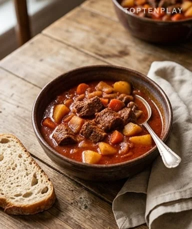 Goulash hongrois au bœuf et paprika