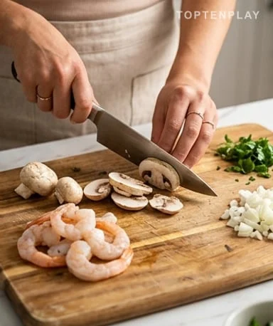 Prenez le temps de préparer les crevettes proprement