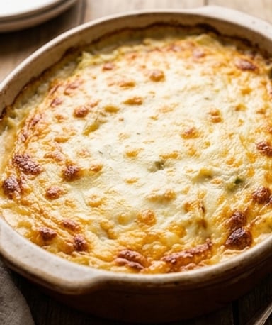Gratin de chou fondant au trio de fromages