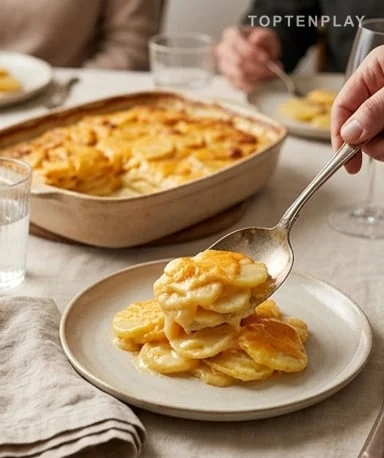 Dublin-Style Potato Gratin with Cheddar