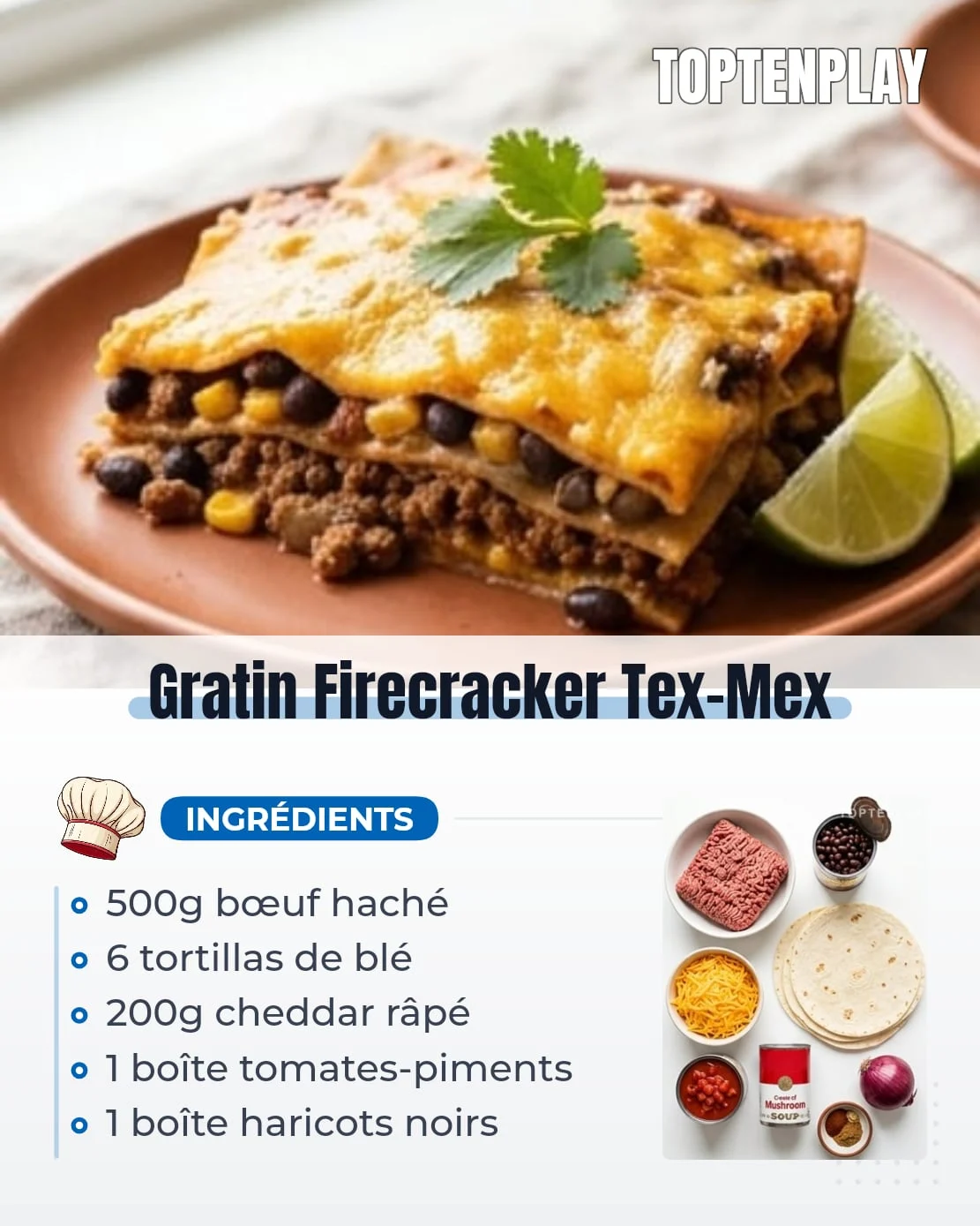 Gratin Firecracker Tex-Mex