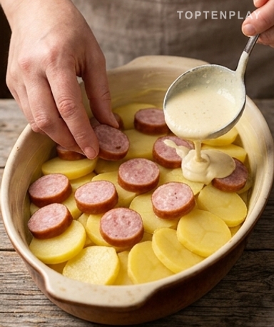 La saucisse d'abord