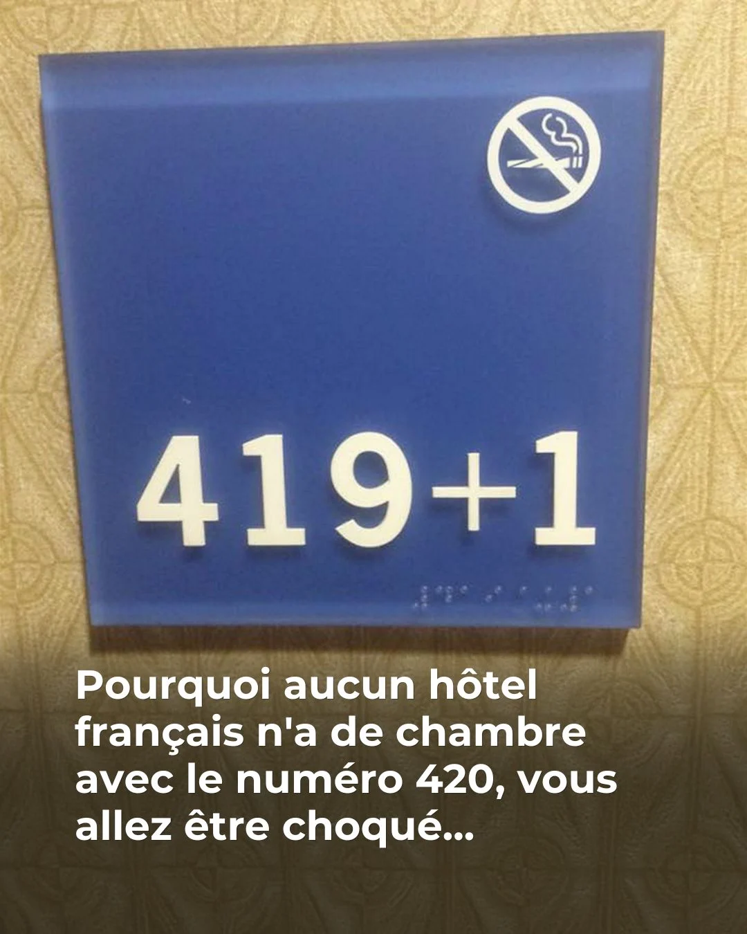La vraie raison derrière l’absence des chambres 420 va vous surprendre 😱 😳 👇Voir plus