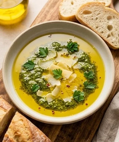 huile-de-trempage-italienne-au-pesto-et-citron cover