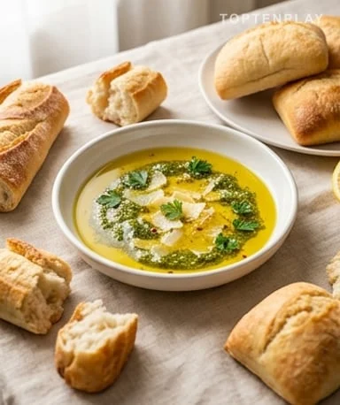 Huile de Trempage Italienne au Pesto et Citron