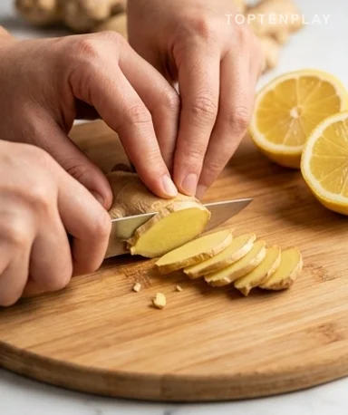 Commencez par le gingembre, pas par le citron