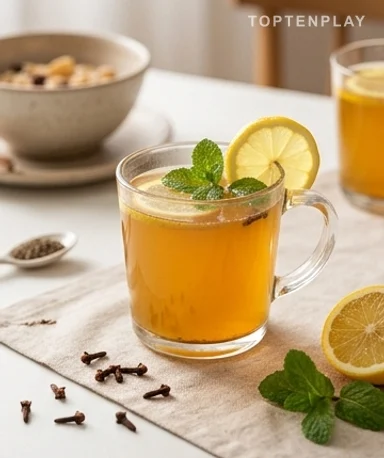 Infusion Clou de Girofle et Citron : La Boisson Dorée pour une Peau Éclatante