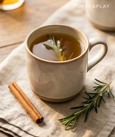 Infusion Romarin, Curcuma & Cannelle : La Tisane du Matin qui Prend Soin de Vous