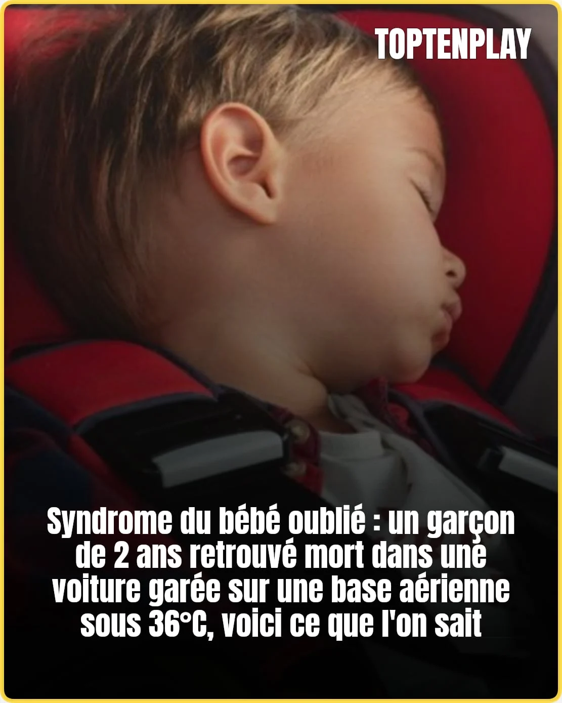 Un drame interpelle : un enfant oublié dans une voiture. Que s'est-il passé ?