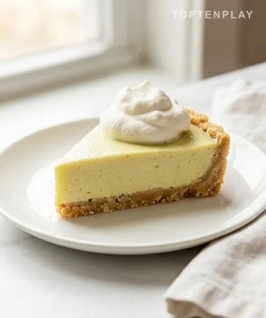 Key Lime Pie aux Noix de Macadamia