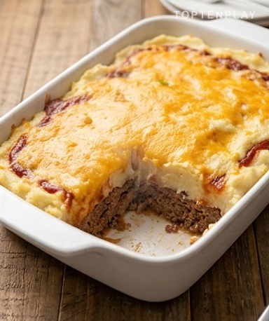 Le Gratin Meatloaf : Boeuf Haché, Purée Maison et Cheddar Fondu en Un Seul Plat