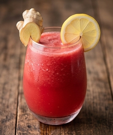 Jus du Guerrier Africain : Pastèque, Gingembre et Citron