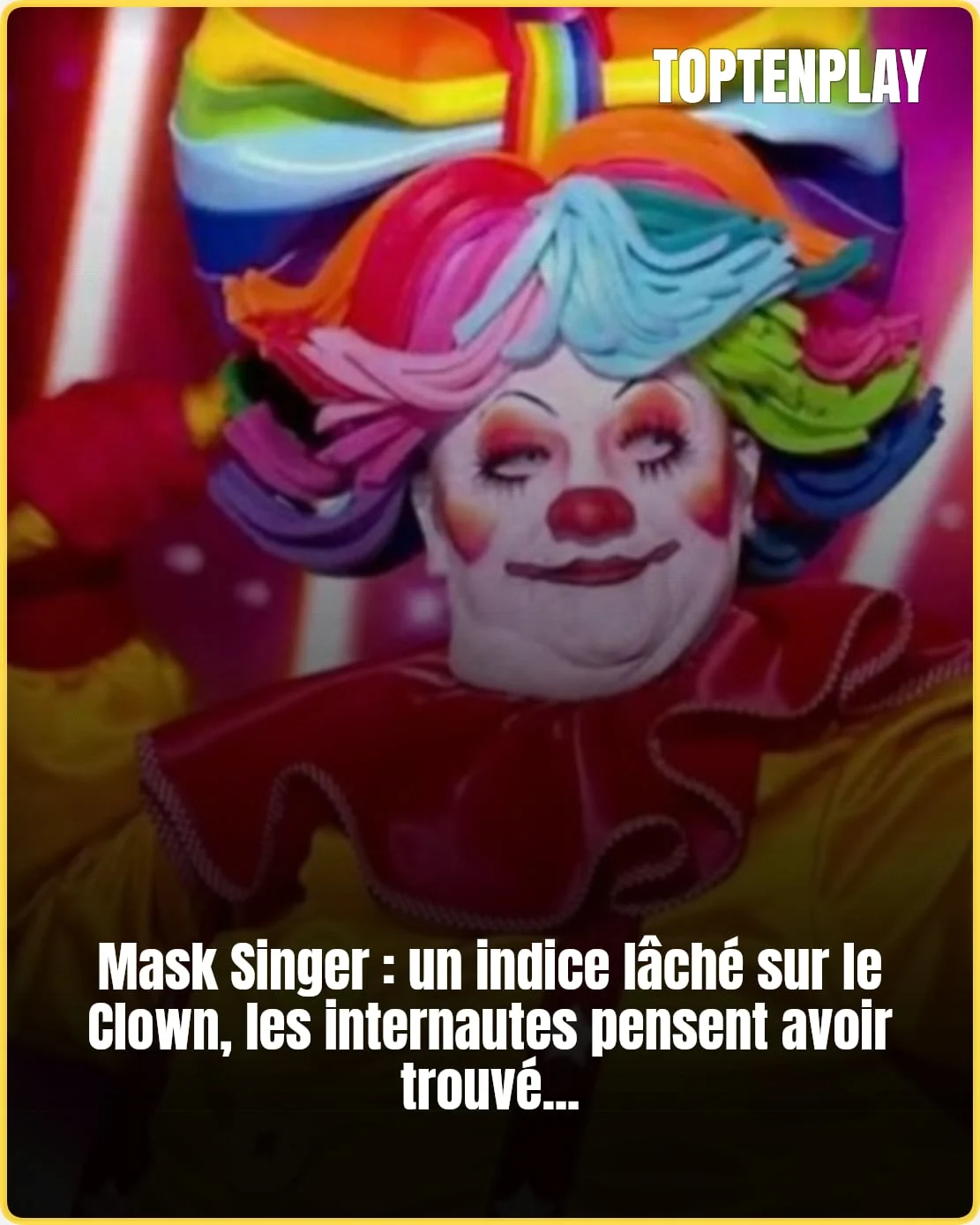 Mask Singer : le Clown intrigue, Laurent Gamelon soupçonné