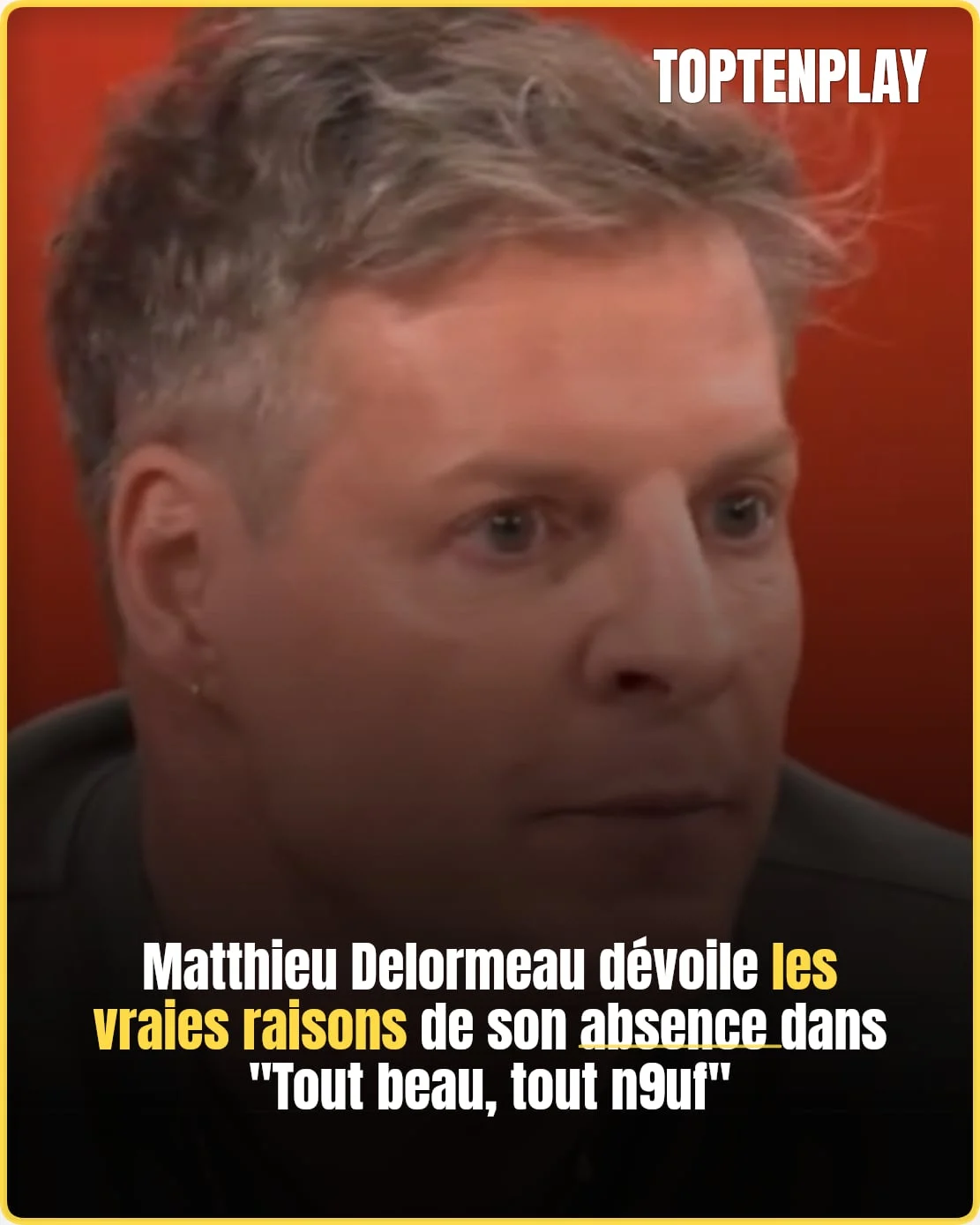 Matthieu Delormeau explique son absence de W9