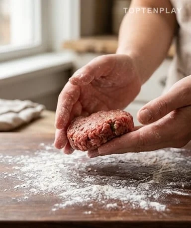 Well-formed patties are half the work