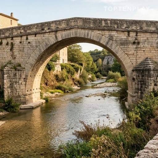 Un héritage médiéval intact : ruelles pavées, château du XIIe siècle et pont roman classé