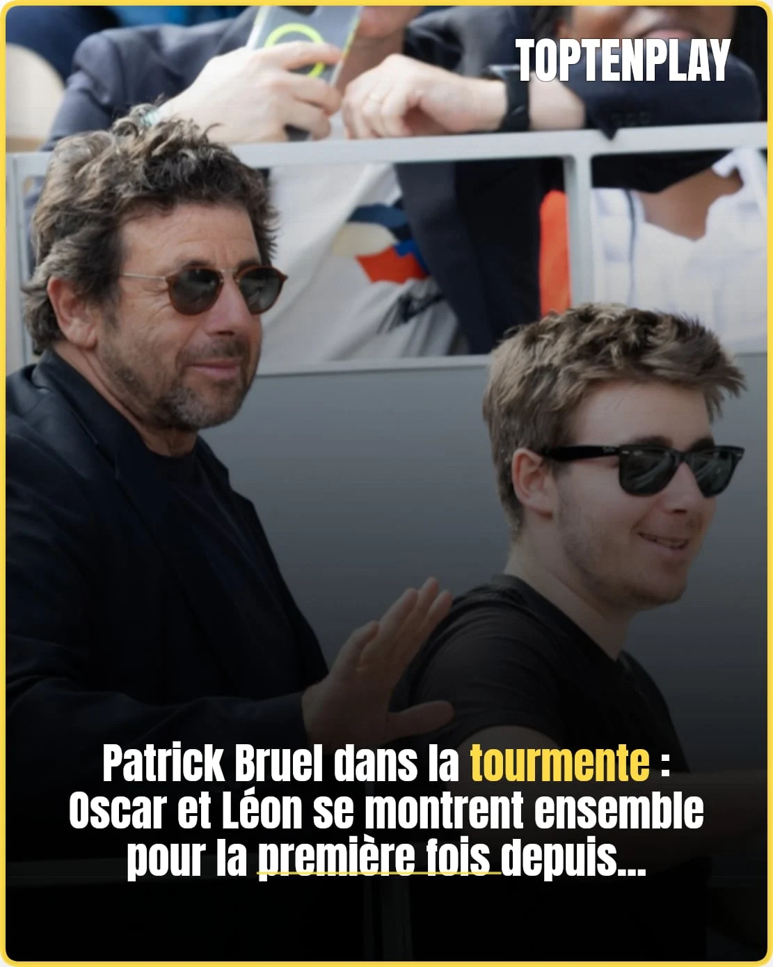 Oscar et Léon Bruel unis en pleine affaire Patrick Bruel