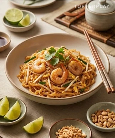 Pad Thaï bio au Sriracha